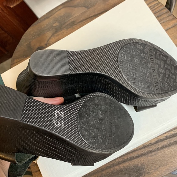 Renza da’ Parcari leather wedge sandals - Picture 4 of 7